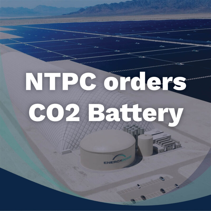 NTPC orders CO2 Battery